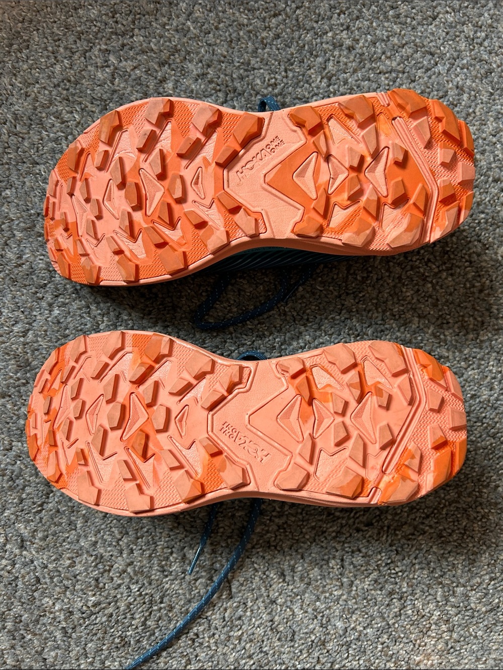 Hoka Women's Torrent 2 Trail/Running Shoes—Teal/Orange--Size 9.5 (US) /42 (EU) - Picture 4 of 6